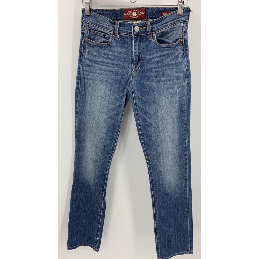 Lucky Brand Women's Jeans Size 2  26 Sofia Straight Leg Blue Denim
